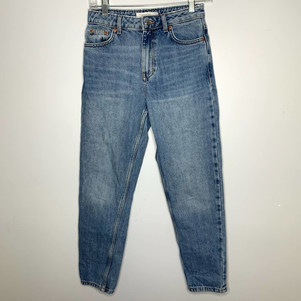 TOPSHOP Mom Medium Wash Jeans Size 26